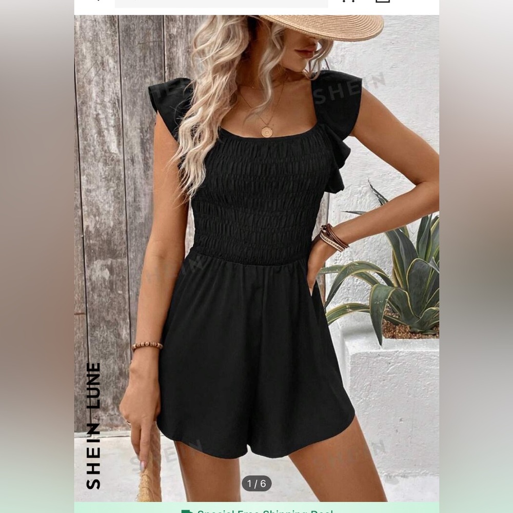 Black romper